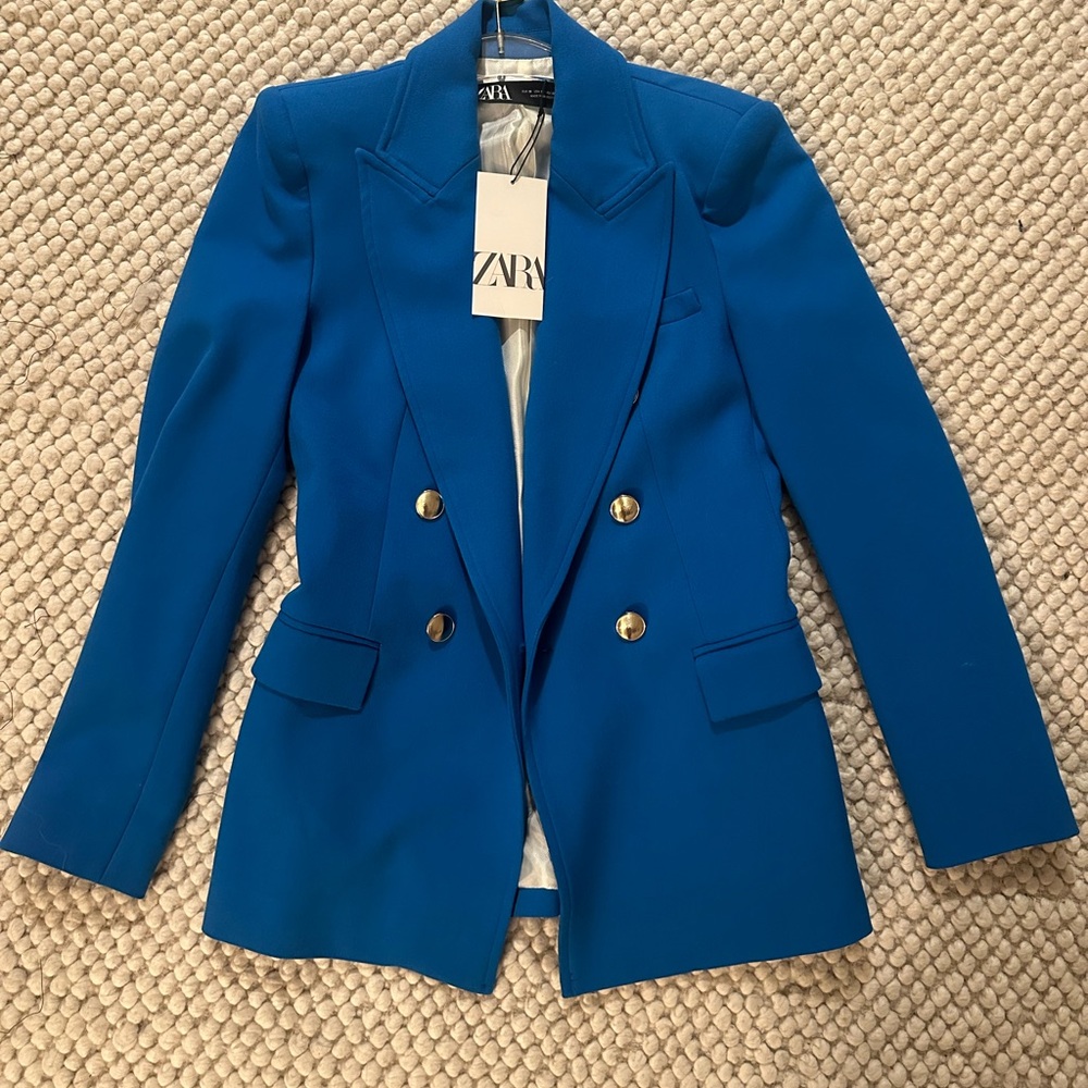Brand New Zara blazers Blue and Green